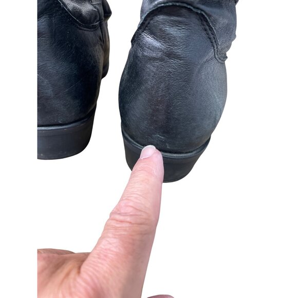 Dingo Mens Black Leather Mid-Calf Western Boots Size 13E SKU  display picture 2